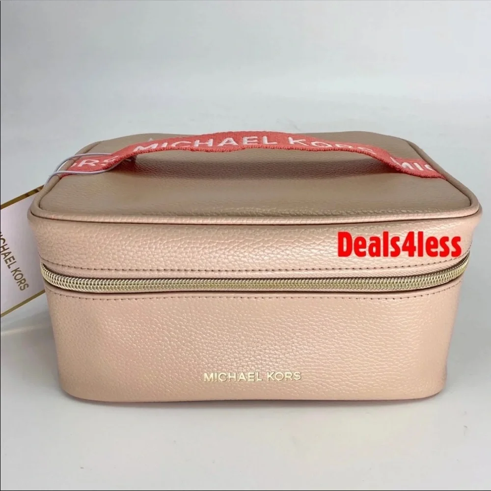 Michael Kors Pouch Cosmetic Bag Train Case Travel